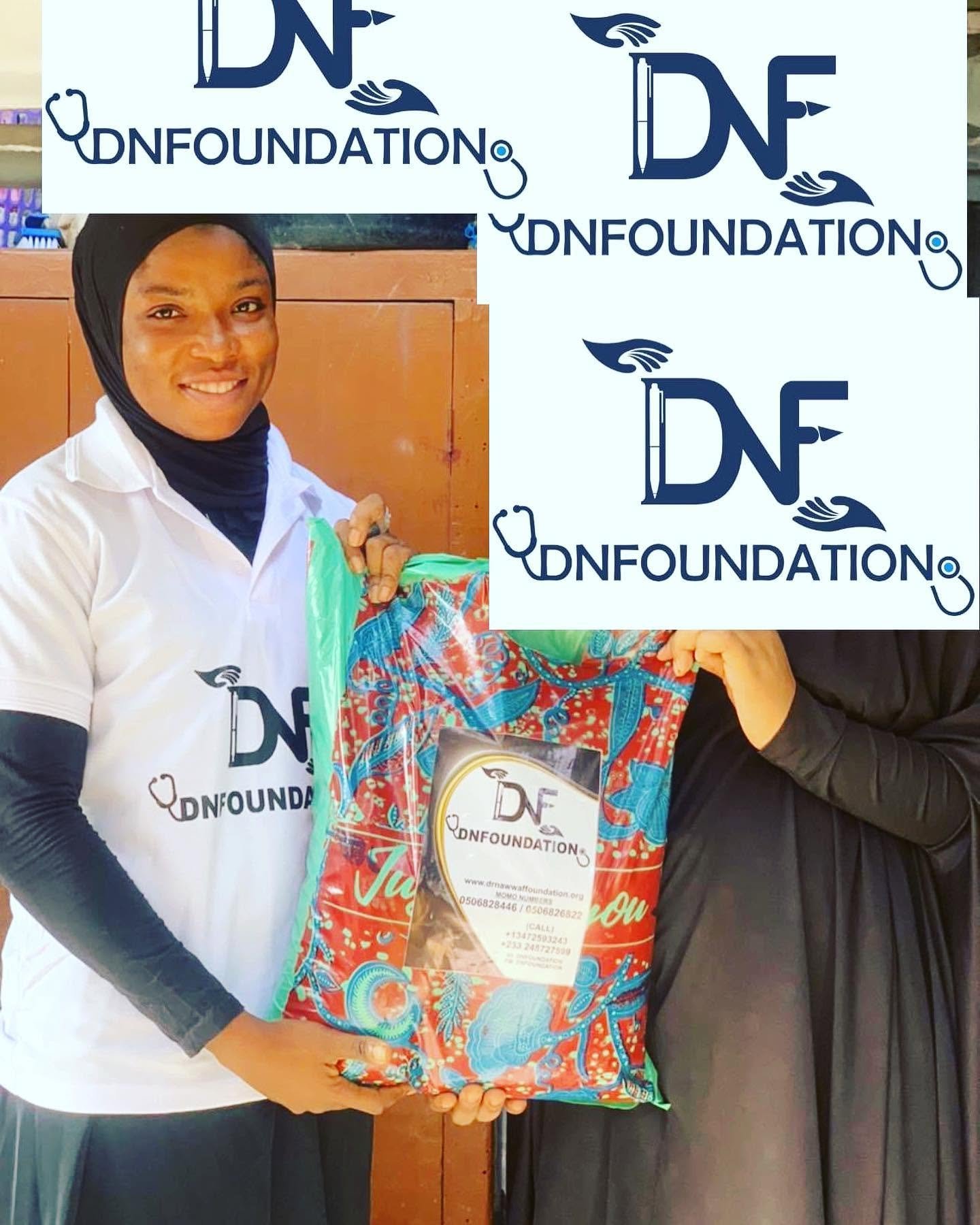 Packaged Ramadan provisions presented by the Dr. Nawwaf Foundation